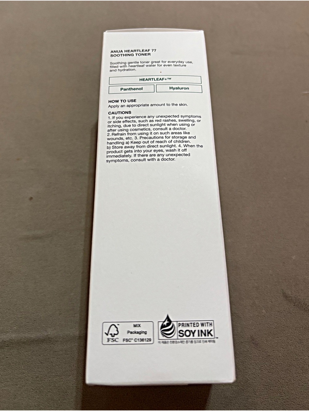 Anua Heartleaf 77+ Hyaluron Soothing Toner — White - Picture 8 of 11
